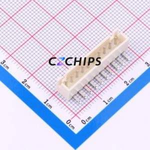 ZX-XH2.54-10PWZ-GW Wire-to-Board Pin Header Bent Lead Through Hole,P=2.5mm Connector 1x10P 2.5mm Right Angle Insert XH - Product Image 1