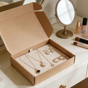 Cajas de Embalaje de Regalo de Cartón Corrugado Kraft Plegables, Resistentes y Ecológicas Personalizadas con Laminación Mate - Product Image 4