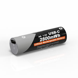 Pkcell Usb Oplaadbare Aa Lithium Batterij 1.5 Volt 2800mwh Type-C Kabel Lading Dubbele A Li-Ion Batterijen 1.5 V - Product Image 6