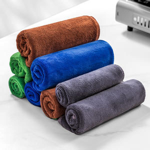 Paño de limpieza de microfibra para uso en automóviles y hogares, grueso, absorbente, sin pelusas, de secado rápido, sin marcas de agua, color sólido, Wenzhou - Product Image 6