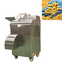 Commerciële roestvrijstalen 304 groente- en fruit snijmachine, aardappel-, tomaat- en mango-kubus snijmachine
