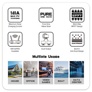 <span class=keywords><strong>Inverter</strong></span> Ibrido Monofase 3~8KW Connesso alla Rete e Off-<span class=keywords><strong>Grid</strong></span> per Energia Solare con Batteria agli Ioni di Litio per Accumulo Energetico - Product Image 4