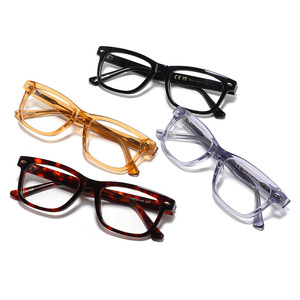 กรอบแว่นตาอะซิเตททรงสี่เหลี่ยมคลาสสิก รุ่น Unisex แบบเต็มกรอบ ป้องกันรังสียูวี เลนส์ใส รุ่น 8631 เลนส์ธรรมดา ผลิตที่เมืองเหวินโจว - Product Image 2
