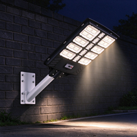 Lampu Jalan Tenaga Surya IP65 dengan Kontrol Sentuh & Sensor Gerak Otomatis Tahan Air LED untuk Jalan Raya