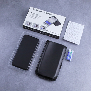 เครื่องชั่งดิจิตอลแบบพกพาขนาดเล็ก 500 กรัม 0.01 กรัม เครื่องชั่งเครื่องประดับที่มีความแม่นยำพร้อมแบตเตอรี่รูปทรงสี่เหลี่ยมผืนผ้าสำหรับใช้ในบ้าน - Product Image 1