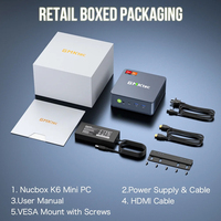 GMKtec Nucbox Gamer Mini PC M6 Ultra AMD Ry-zen 5 7640HS 16/512GB USB NUC Win11 Ordinateur de bureau WiFi6E BT 5.2 Type-C