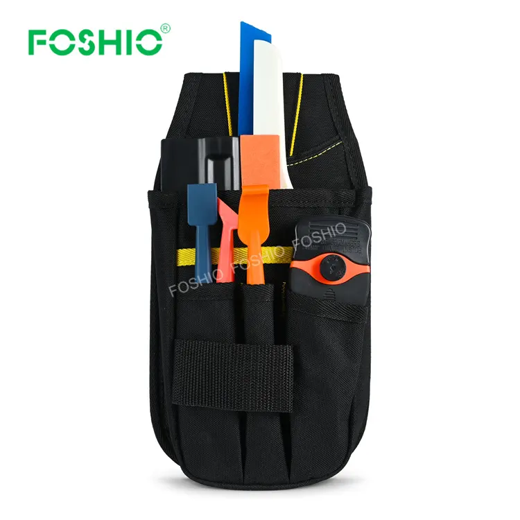 Foshio Wholesale Black Oxford Cloth Car Vinyl Wrap Tool Bag