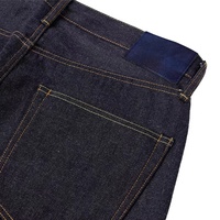 Toptan Klasik Düz Erkek Kot Pantolonları Yüksek Kaliteli Japon Selvedge Denim Kot Pantolonları Kırmızı Kenarlı %100 Pamuk Ham Denim Kot Pantolonlar