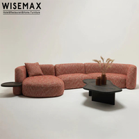 Meubles WISEMAX Meubles sur mesure canapés blancs en forme de U pour le salon avec table pour le bureau villas maisons de luxe