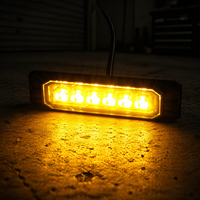 KF 2026 Neue Superhelle LED-Blitzleuchten 5W Bernsteinfarbenes Warnlicht Fahrzeug Slim R65 XA2 R10 IP67 Wasserdicht 9 Blitzmuster
