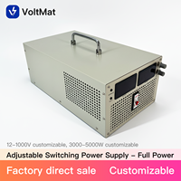 Alimentation industrielle à découpage régulée AC-DC 220V-3000W avec plage de tension optionnelle 12V-1000V
