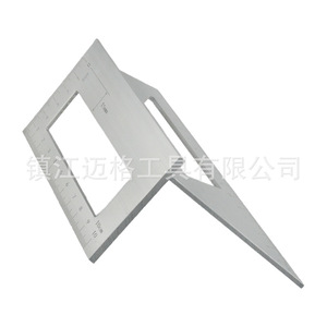 Aluminum Alloy Angle Ruler 90 Degree Right Angle <b>Scribing</b> <b>Tool</b> Metric Double-Sided Woodworking Measuring <b>Tool</b> - Product Image 4
