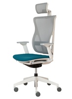 Chaise de bureau de direction moderne à dossier haut, réglable, en maille, design moderne