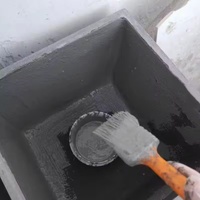 Revêtement imperméable en ciment polymère JS, peinture anti-humidité pour piscines, murs, toits, sous-sols