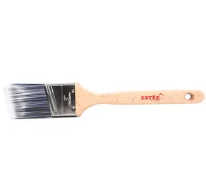 China supplier Perfect purdy quality Paint Brushes Dual Colored Soft bristle long wood handle decorative Wall Painting Brush