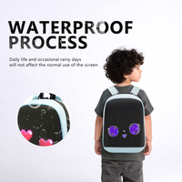 Mochila inteligente LED para niños, Pantalla a todo Color, mochila escolar programable DIY con luces LED para niños y niñas