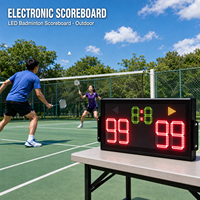 Système de notation de badminton, tableau de scores numérique, serveur, télécommande, affichage des scores LED, centre sportif scolaire