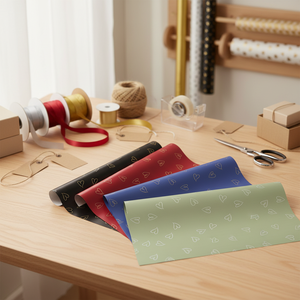 20 rouleaux de papier de soie PVC double face enduit, imperméable et recyclable, pour emballer les fleurs, bouquets, décoration de mariage, 58 cm x 58 cm - Product Image 3