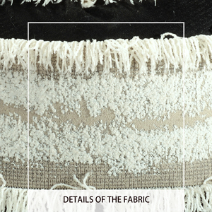 Kenar kanepe yastığı açık yastık ile HODON son High-end Bohemian siyah ve beyaz çizgili saçak - Product Image 5