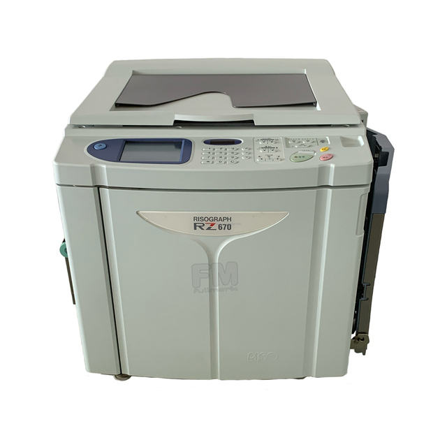Refurbished Risos Digital Duplicator Machine RZ670 A3 Used Printer Copier 150PPM High Speed 400x600DPI Great A+ Quality