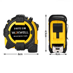 Factory Price 5m Automatic Return Steel <b>Tape</b> <b>Measure</b> ABS Plastic Metric Imperial System <b>Measures</b> Inches MM Meters High - Product Image 4