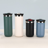 Meilleure vente tasse à café de voyage portable 12oz 16oz gobelet à café sous vide en acier inoxydable à double paroi avec poignée en corde