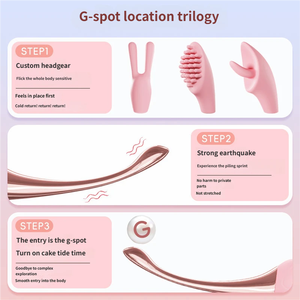 Weiblicher Vibrator mit variabler Frequenz, AV-Massagestab, Delfin-Springei, Mini-USB-Ladegerät, Masturbationsvibrator - Product Image 4