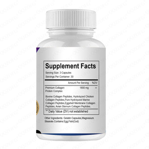 Cápsulas de Péptidos de Colágeno Synkonda, 1800 mg por Porción, 5 Tipos de Colágeno, Apoya las Articulaciones, las Uñas, la Recuperación y el Rendimiento, 90 Unidades - Product Image 2