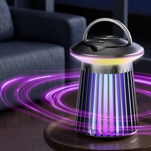 Lámpara Antimosquitos Eléctrica, Repelente de Mosquitos de Pared para el Hogar, Trampa para Moscas y Mosquitos Portátil USB para Exteriores - Product Image 3