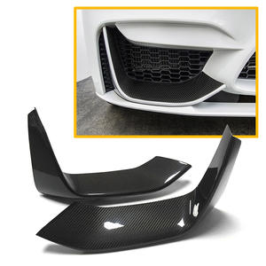 Pure Koolstofvezel Front Splitter Trims Voor Bmw F80 F82 F83 M3 M4 2014-2019 <span class=keywords><strong>M</strong></span> Prestaties Een Stijl Voorbumper Splitter - Product Image 1