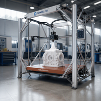 Imprimante 3D à granulés intelligente AI DPA12, machine d'impression FGF grand format, alimentation automatique pour le prototypage industriel