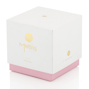 Commercio all'ingrosso Di Carta Cartone Stampato <span class=keywords><strong>2</strong></span> Pezzo Quadrato Candela Confezione Regalo Confezione regalo di Lusso Opaca - Product Image 4