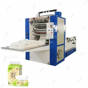 Facial Tissue Paper Folding Cutting Single Bag Packing Line Automatic Wet Tissue Paper Machine Price