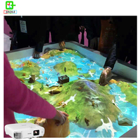 Table de jeu interactive de projection de sable cinétique magique multijoueur pour aire de jeux, centre commercial, enfants