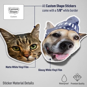 Custom Logo Uv-proof Waterproof Die Cut <b>Sticker</b> Label Premium Glossy Vinyl Pvc Holographic Round Adhesion <b>Sticker</b> No Moq - Product Image 2