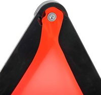 Cadre d'avertissement de sécurité d'urgence Triangle réflecteur pliable voiture camion avertissement de sécurité routière Triangle signe avec stockage