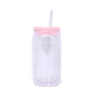 Nouveau Gobelet en Plastique 16oz Tendance 2026 – Écologique, en Acrylique Couleur Gelée, Compatible Lave-Vaisselle, Idéal pour Boissons, Fêtes et Excursions - Product Image 1