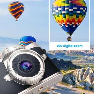 Prix usine 68MP appareil photo numérique étudiant CCD voyage Portable rétro femmes démarreur Flip écran carte caméra - Product Image 4