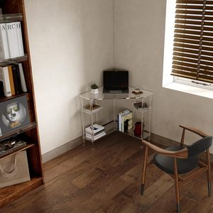 Table d'appoint triangulaire en acrylique personnalisée pour salon, couloir, <span class=keywords><strong>bureau</strong></span> à domicile, ou comme <span class=keywords><strong>bureau</strong></span> informatique pour optimiser les petits espaces - Product Image 4