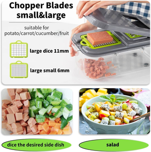 เครื่องหั่นหัวหอม 22 in 1 Pro Onion Chopper อเนกประสงค์ พร้อมที่แยกไข่ เครื่องหั่นผักปรับระดับได้ - Product Image 4
