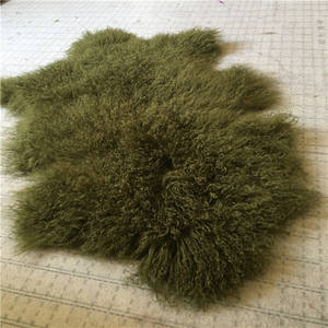 Couverture à usage bébé en peau <span class=keywords><strong>de</strong></span> mouton pour cheveux bouclés brun <span class=keywords><strong>rose</strong></span> pâle - Product Image 2