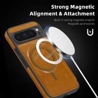 Coque Google Pixel en Cuir PU Magnétique Antichoc Étui Portefeuille à Rabat avec Porte-Cartes pour Google Pixel 8 9 10 Pro XL