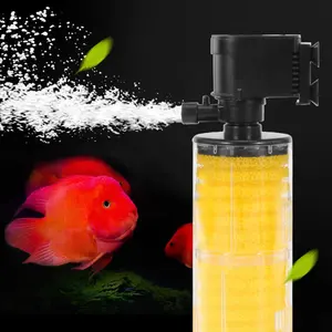 Boyu Sp-1000I Aquarium Interne Filter Fish Tank 3-In-1 Dompelpomp Aquarium Ingebouwde filter Met Spons Filter