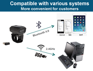 Mini anillo usable diente azul 2D lector <span class=keywords><strong>de</strong></span> código <span class=keywords><strong>QR</strong></span> <span class=keywords><strong>escáner</strong></span> <span class=keywords><strong>de</strong></span> código <span class=keywords><strong>de</strong></span> barras inalámbrico <span class=keywords><strong>escáner</strong></span> <span class=keywords><strong>de</strong></span> código <span class=keywords><strong>de</strong></span> barras <span class=keywords><strong>de</strong></span> dedo - Product Image 6