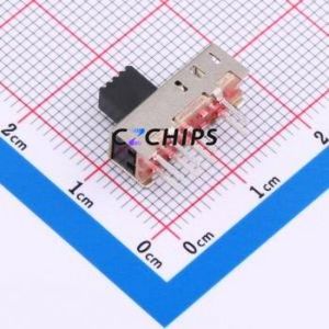 SS-23E06-G5 Slide Switch Through hole Component (THT) Switch Rectangle Pin Header 15.7mm 6.2mm 5.5mm - Product Image 2