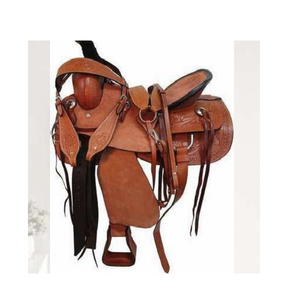 Silla de Montar Occidental de Cuero de Alta Calidad, Recién Llegada, con Diseño Antideslizante Ajustable para una Conducción Cómoda en la Establos - Product Image 4