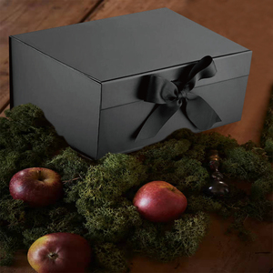 Wholesale Foldable Magnetic Presentation High-quality With Ribbon New Year gift Box