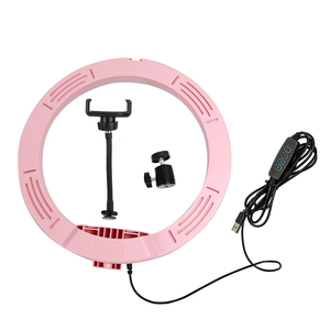 Trépied Téléphone Anneau Lumineux LED 8 Pouces <span class=keywords><strong>RGB</strong></span> pour Maquillage Diffusion Vidéo Caméra Studio Photo - Product Image 5