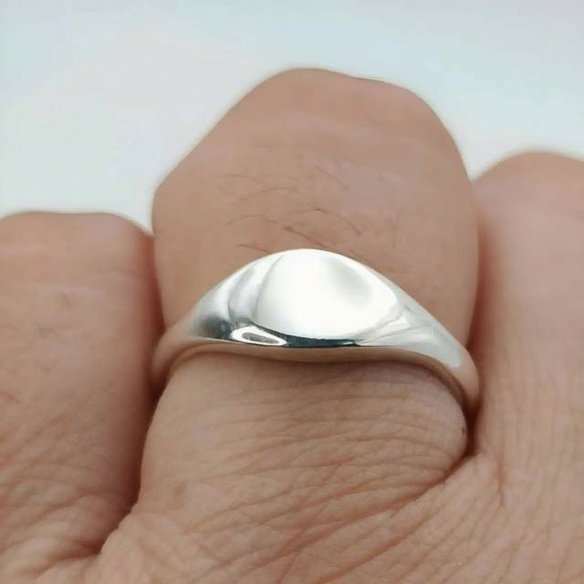 Initial Letter Handmade Ring 925 Sterling Silver Dainty Personalized First Letter Ring Custom Wedding Unisex Ring