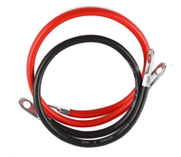 Câble isolé en PVC ultra souple résistant aux hautes températures, 2 conducteurs, 2 4 6 8 AWG, assemblage de câbles, longueur 50 cm, application électrique